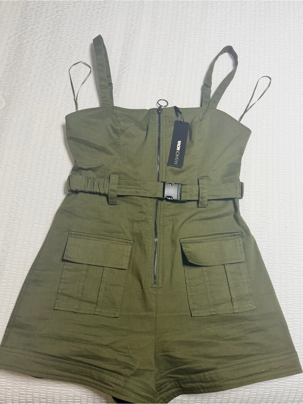 Olive Green Romper